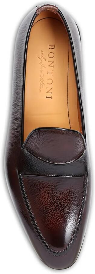 Bontoni Leren loafers Bruin - Foto 4