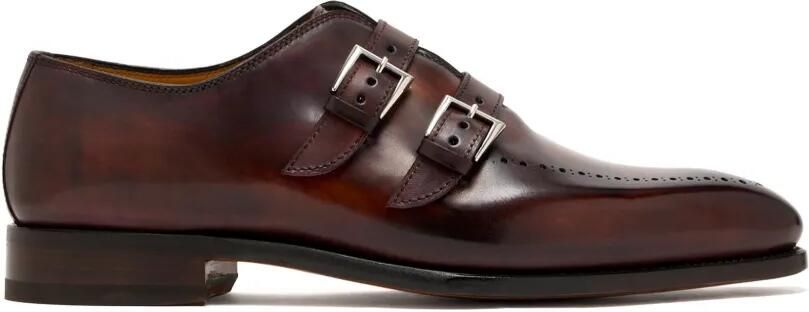 Bontoni Loafers met dubbele gesp Bruin