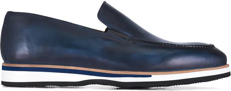 Bontoni Loafers van kalfsleer Blauw