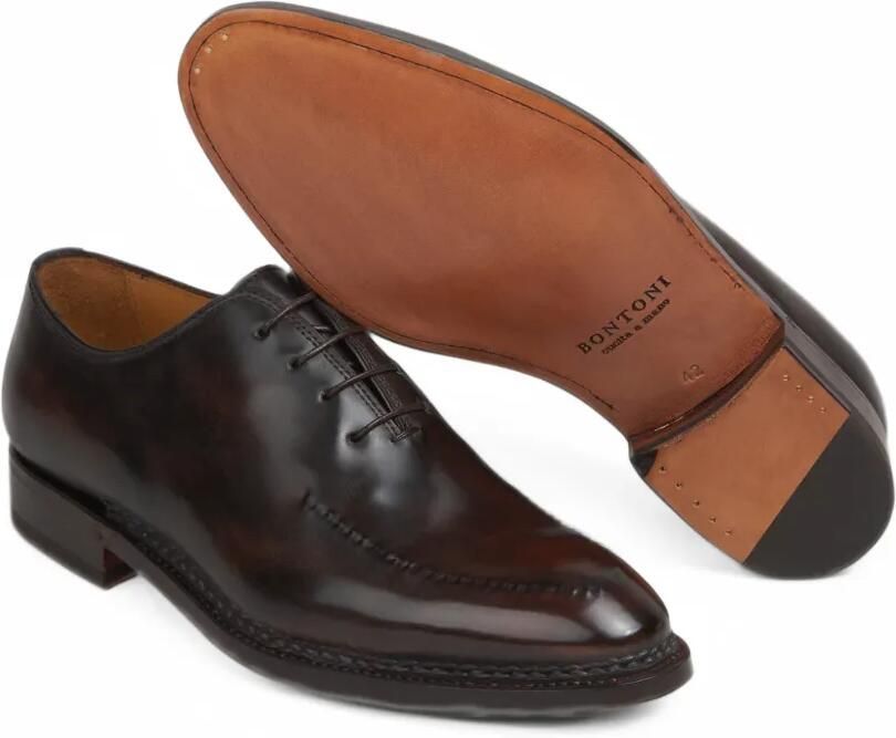 Bontoni Petrolini lace-up Oxford shoes Bruin - Foto 3