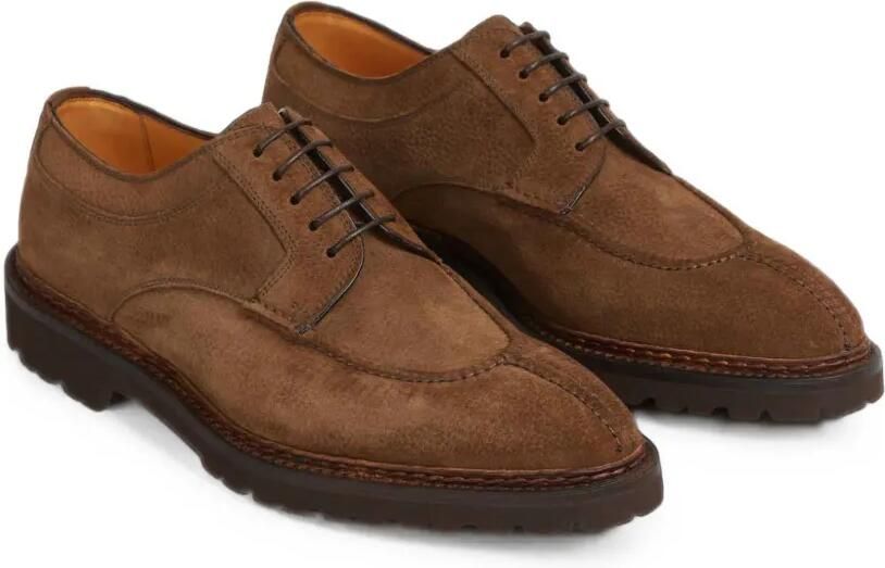 Bontoni Suède veterschoenen Bruin