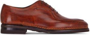 Bontoni Leren veterschoenen Bruin