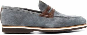 Bontoni Leren loafers Grijs