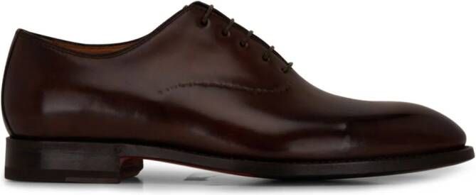 Bontoni Vittorio lakleren Oxford schoenen Bruin