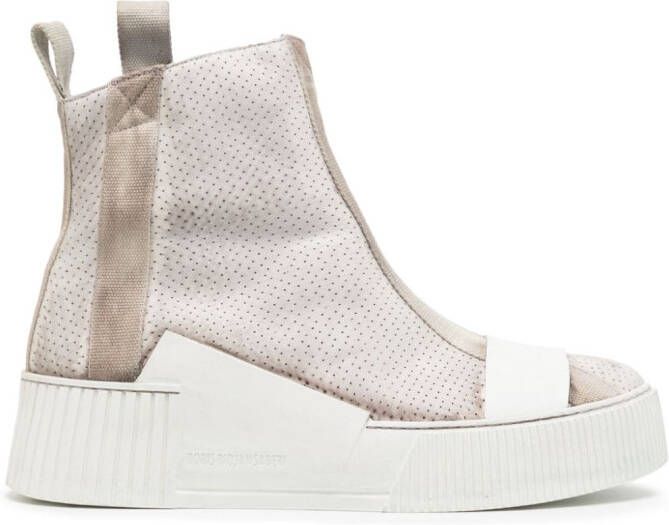 Boris Bidjan Saberi Bamba 5 sneakers met distressed-effect Grijs