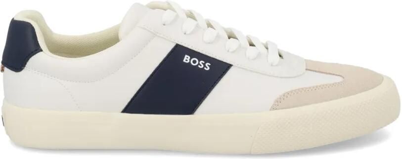 BOSS Aiden Tenn leren sneakers Beige