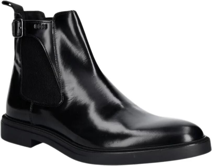 BOSS Calev leather chelsea boots Zwart - Foto 2