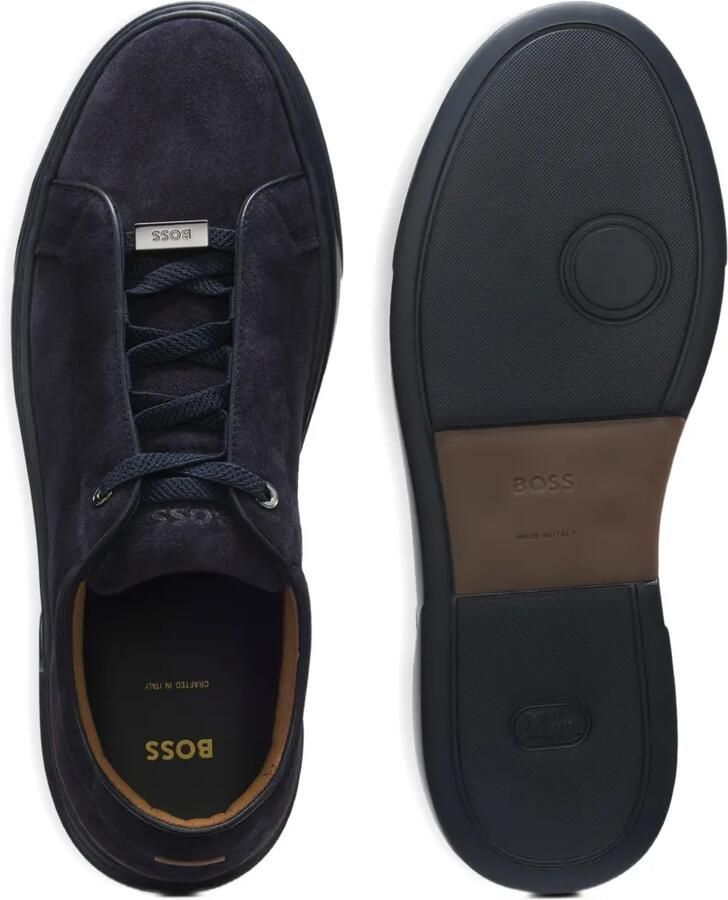 BOSS Gary suède sneakers Blauw - Foto 2
