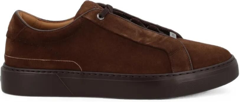 BOSS Gary suède sneakers Bruin