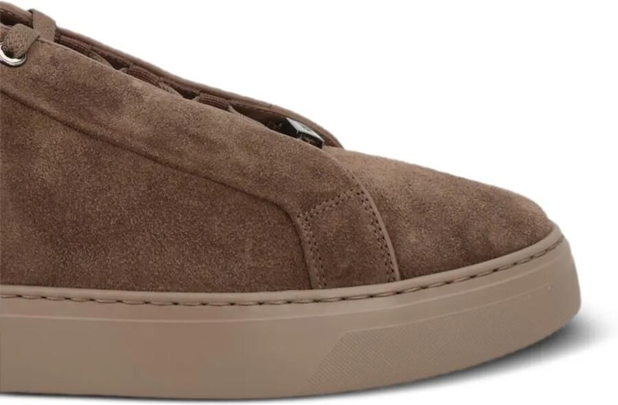BOSS Gary suède sneakers Bruin - Foto 2