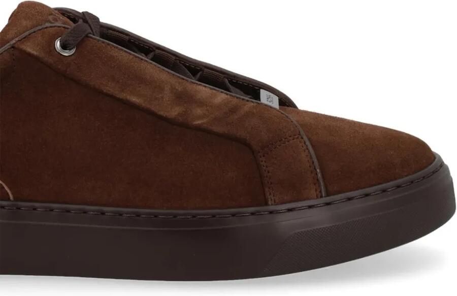 BOSS Gary suède sneakers Bruin - Foto 2