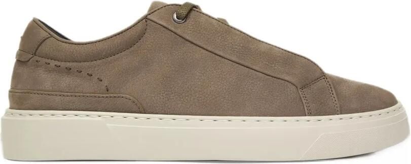 BOSS Gary trainers in nubuck Groen