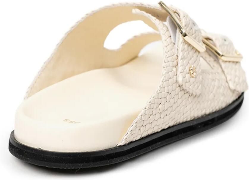 BOSS Geweven sandalen met gespsluiting Beige - Foto 3
