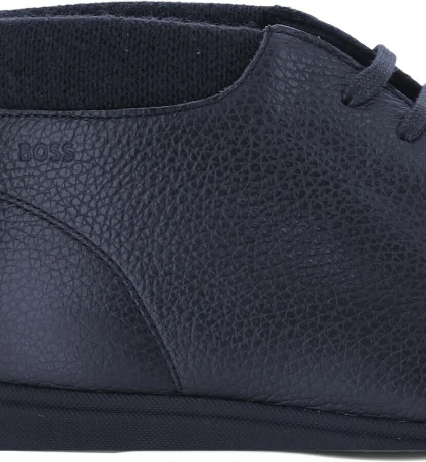 BOSS grained-leather ankle boots Zwart - Foto 2