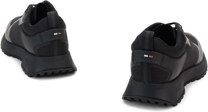 BOSS Jonah Runn mesh sneakers met vlakken Zwart - Foto 3
