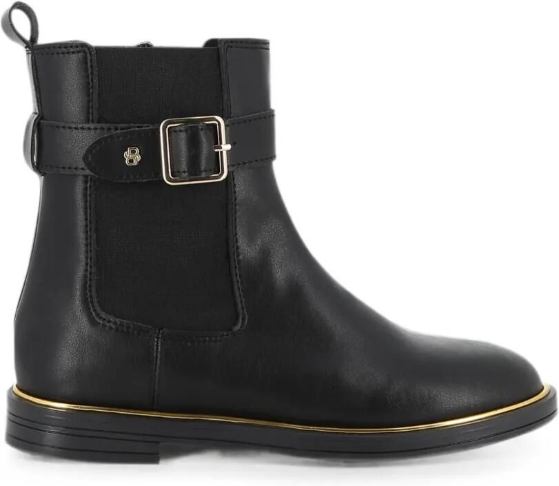 BOSS Kidswear Enkellaarzen met gespdetail Zwart - Foto 4