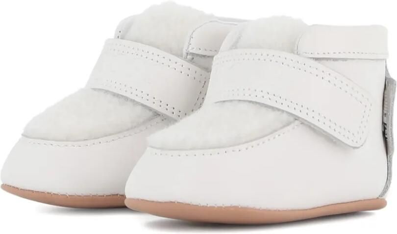 BOSS Kidswear Enkellaarzen met klittenband Wit