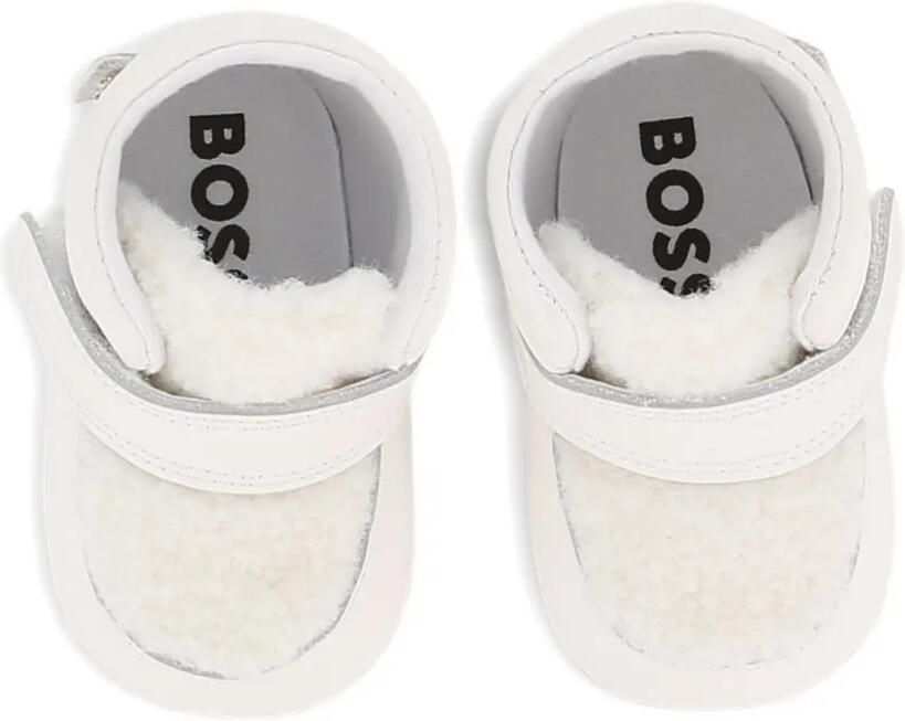 BOSS Kidswear Enkellaarzen met klittenband Wit - Foto 2