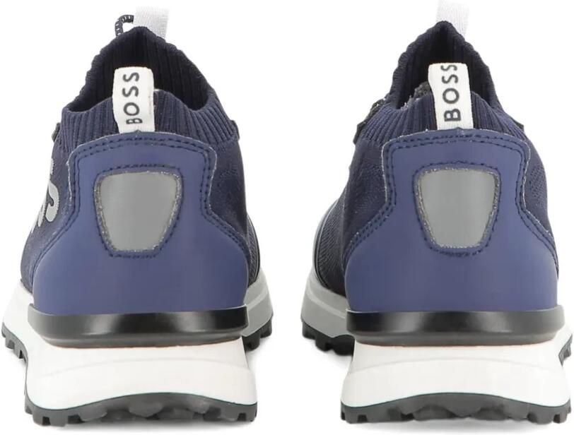 BOSS Kidswear Gebreide sneakers Blauw - Foto 3