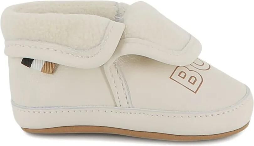 BOSS Kidswear Leren laarzen met lammy voering Wit - Foto 3