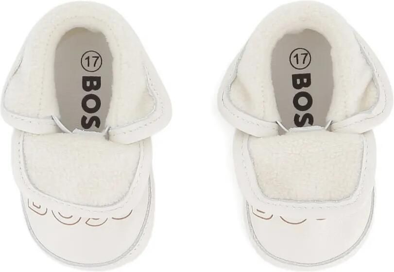 BOSS Kidswear Leren laarzen met lammy voering Wit - Foto 2