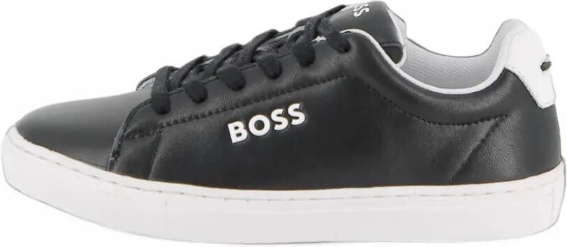BOSS Kidswear logo-print sneakers Zwart