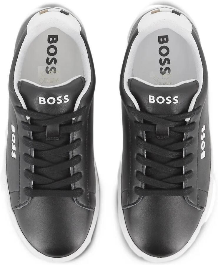 BOSS Kidswear logo-print sneakers Zwart - Foto 2