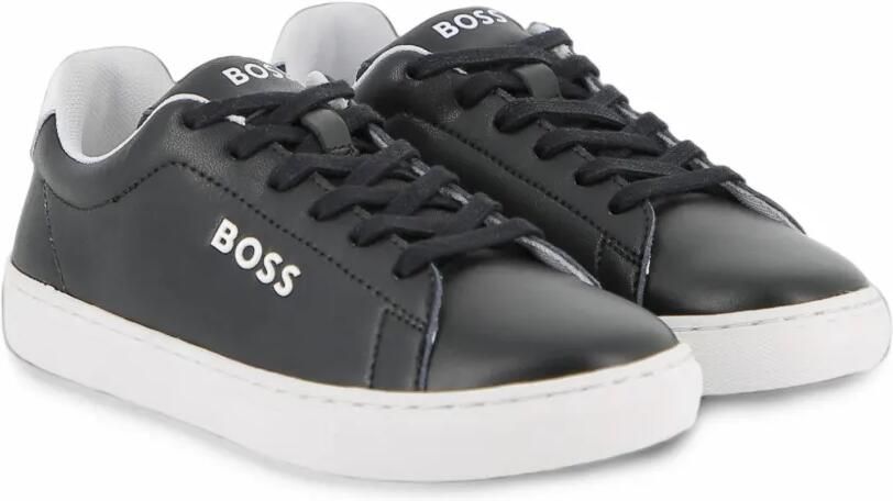 BOSS Kidswear logo-print sneakers Zwart - Foto 4