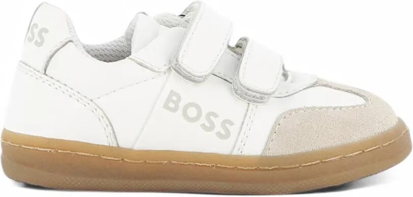 BOSS Kidswear logo-print touch-strap sneakers Wit - Foto 5