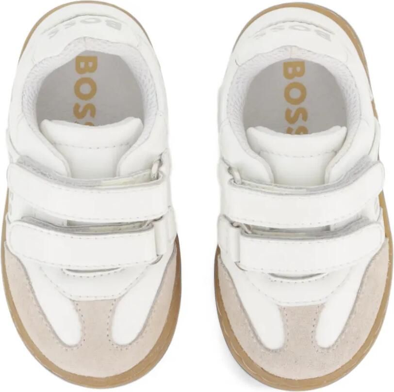 BOSS Kidswear logo-print touch-strap sneakers Wit - Foto 2