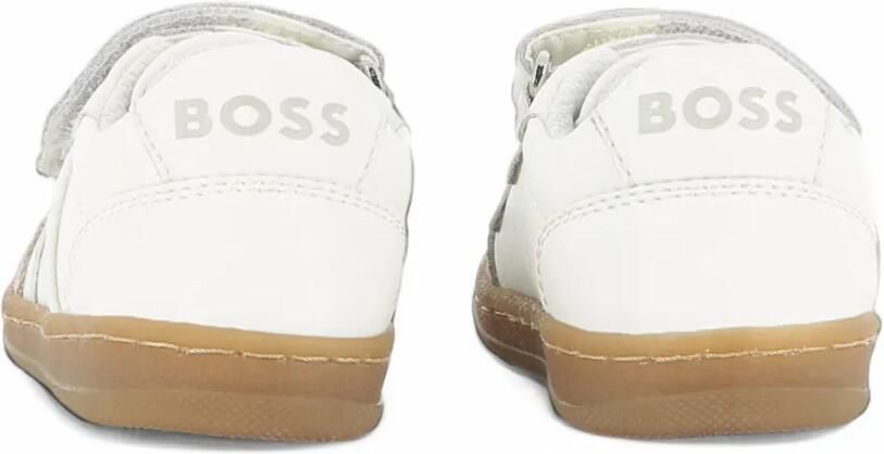 BOSS Kidswear logo-print touch-strap sneakers Wit - Foto 3