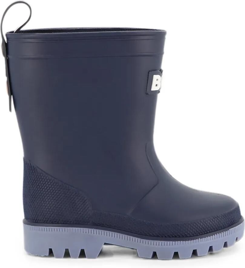 BOSS Kidswear logopatch Rain laarzen Blauw - Foto 3