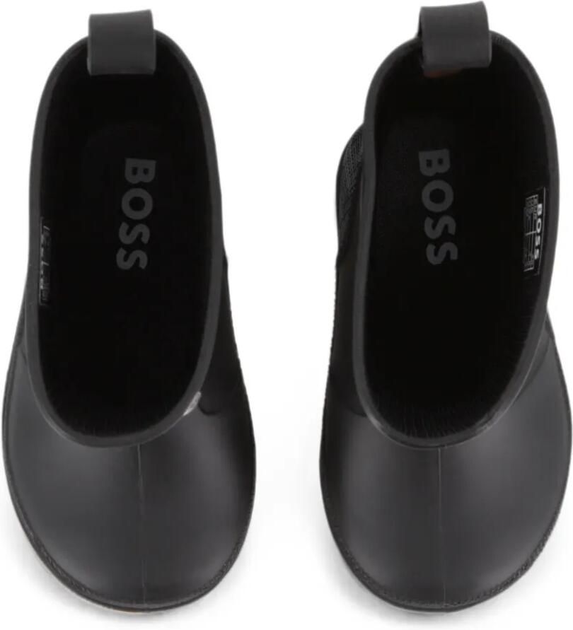 BOSS Kidswear logopatch Rain laarzen Zwart - Foto 3