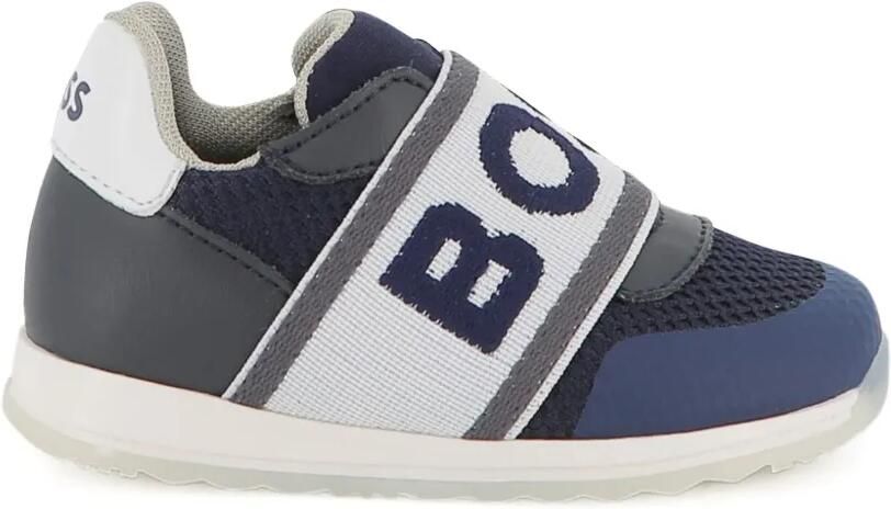 BOSS Kidswear Mesh sneakers Blauw - Foto 4