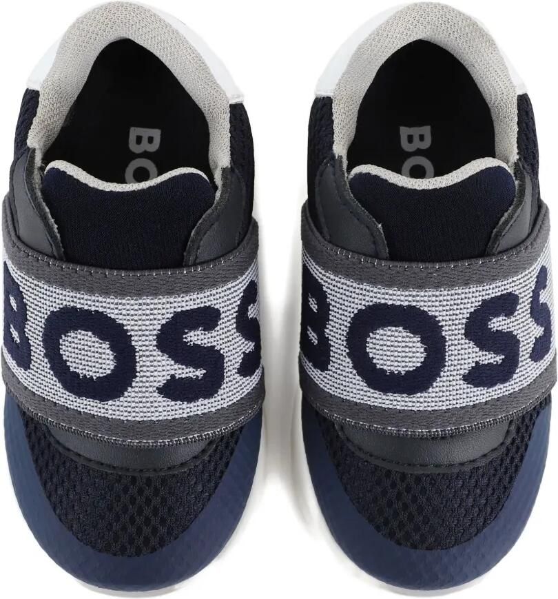 BOSS Kidswear Mesh sneakers Blauw - Foto 2