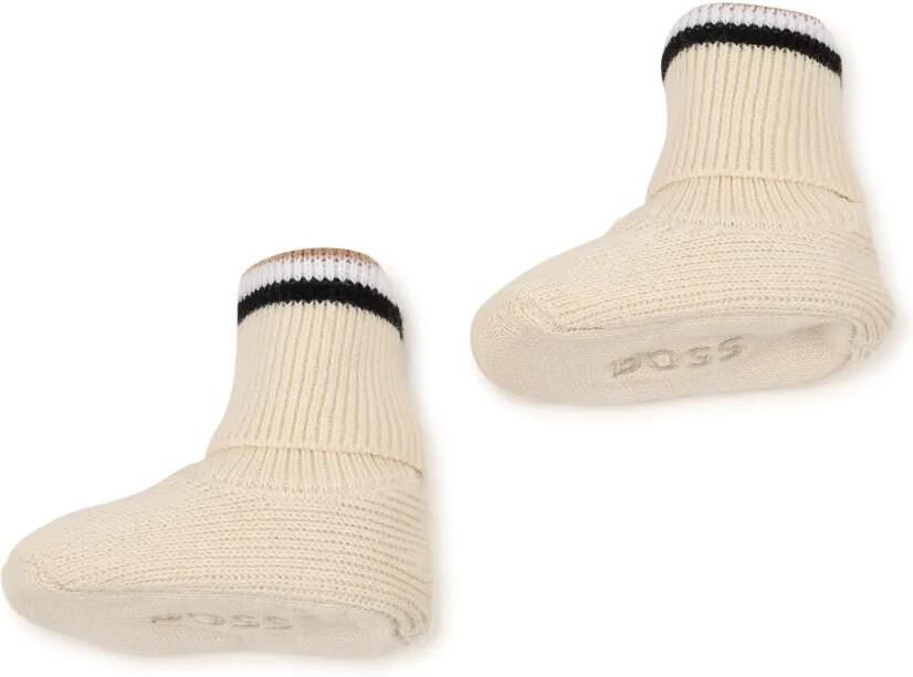 BOSS Kidswear Muts en laarzen met streep-detail Beige - Foto 3