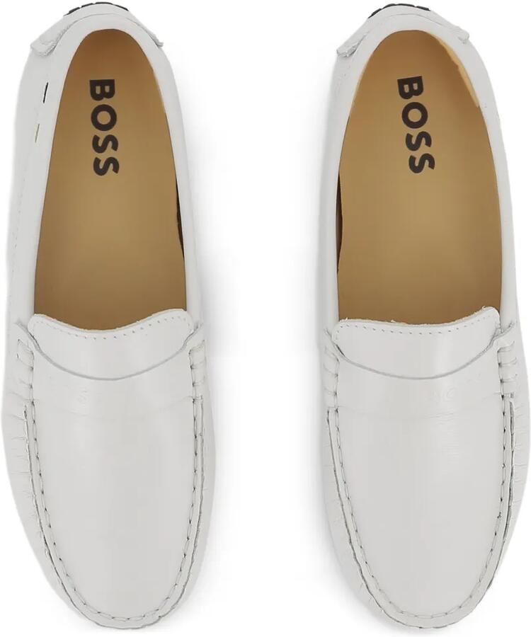 BOSS Kidswear Penny loafers Wit - Foto 2