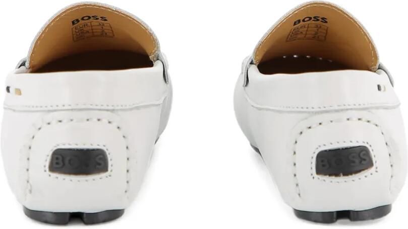 BOSS Kidswear Penny loafers Wit - Foto 3