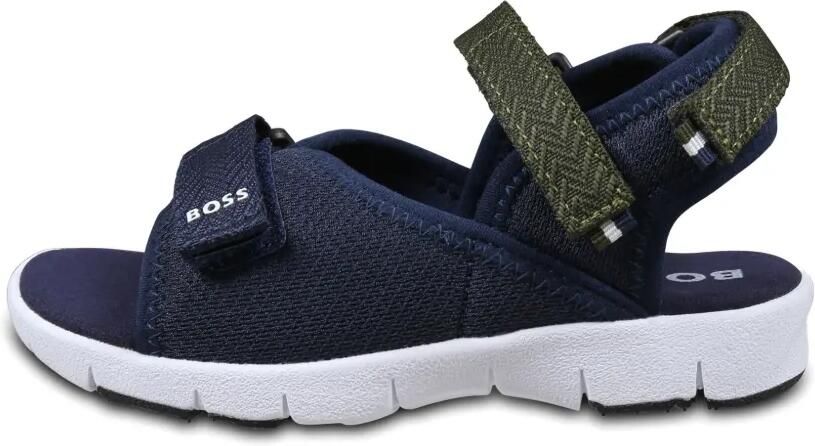 BOSS Kidswear Sandalen met colourblocking Blauw - Foto 4