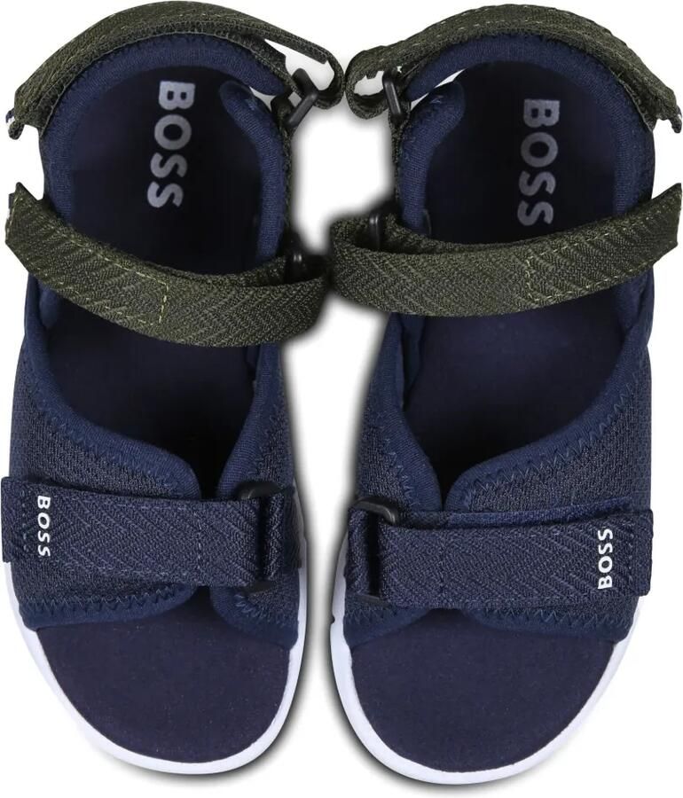 BOSS Kidswear Sandalen met colourblocking Blauw - Foto 2