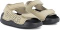 BOSS Kidswear Sandalen met logobandje Beige - Beige