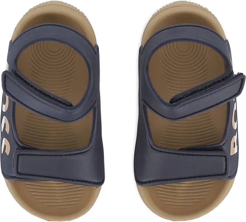 BOSS Kidswear Sandalen met logobandje Blauw - Foto 2