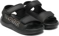 BOSS Kidswear Sandalen met logobandje Zwart - Zwart