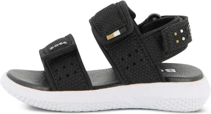 BOSS Kidswear Sandalen met logobandje Zwart - Foto 4