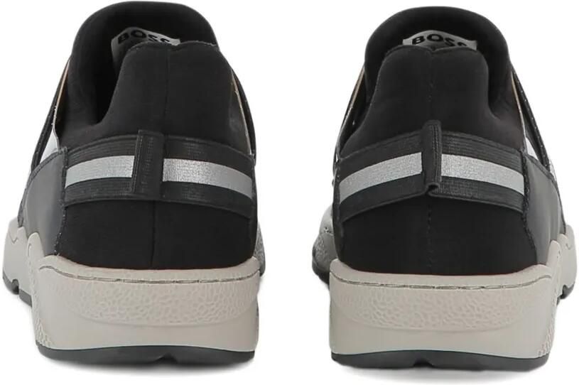 BOSS Kidswear Slip-on sneakers met mesh vlak Zwart - Foto 3