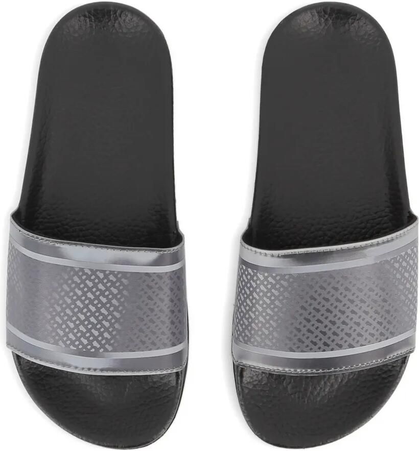BOSS Kidswear Slippers met patroon Zwart - Foto 2