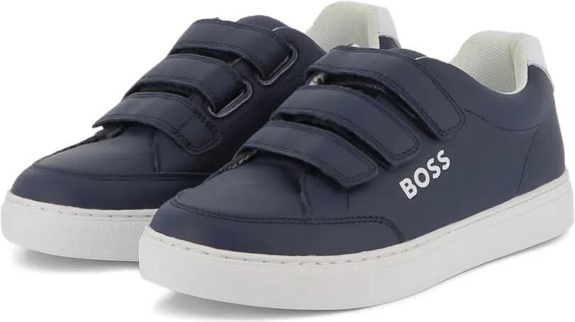 BOSS Kidswear Sneakers met klittenband Blauw - Foto 4
