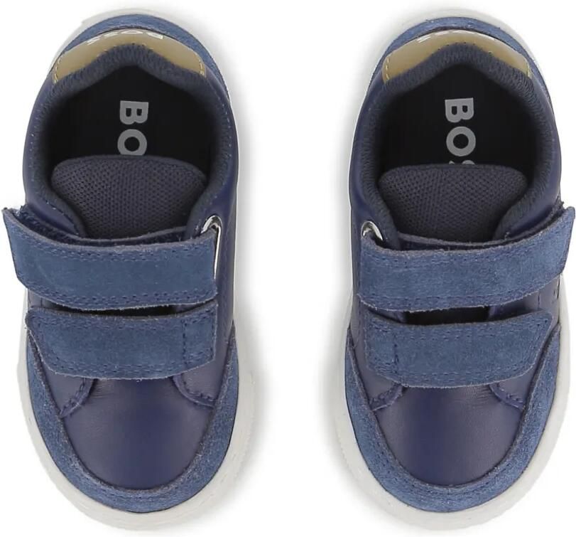 BOSS Kidswear Sneakers met klittenband Blauw - Foto 2