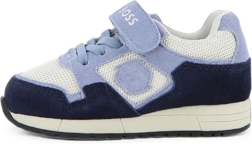 BOSS Kidswear Sneakers met klittenband Blauw - Foto 4