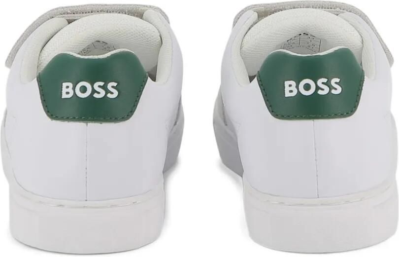 BOSS Kidswear Sneakers met klittenband Wit - Foto 3